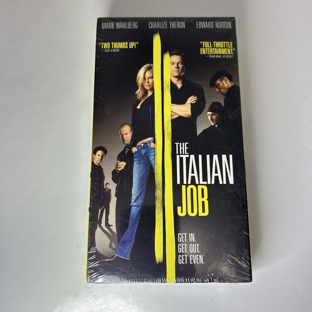 VTG The Italian Job Sealed VHS (2003) Paramount Mark Wahlberg - Picture 2 of 5